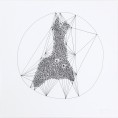 constellation, 2012, ink on paper, 30 x 30 cm