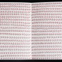 cahier d'écriture n°10, 2012, felt-tip on paper, 10,5 x 21 cm