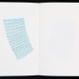 cahier d'écriture n°4, 2011, felt-tip on paper, 21 x 30 cm