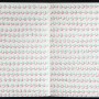cahier d'écriture n°6, 2012, felt-tip on paper, 18 x 12,5 cm