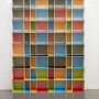 Toy Toy Shelves, 2017, painted wood, 135 x 90 cm